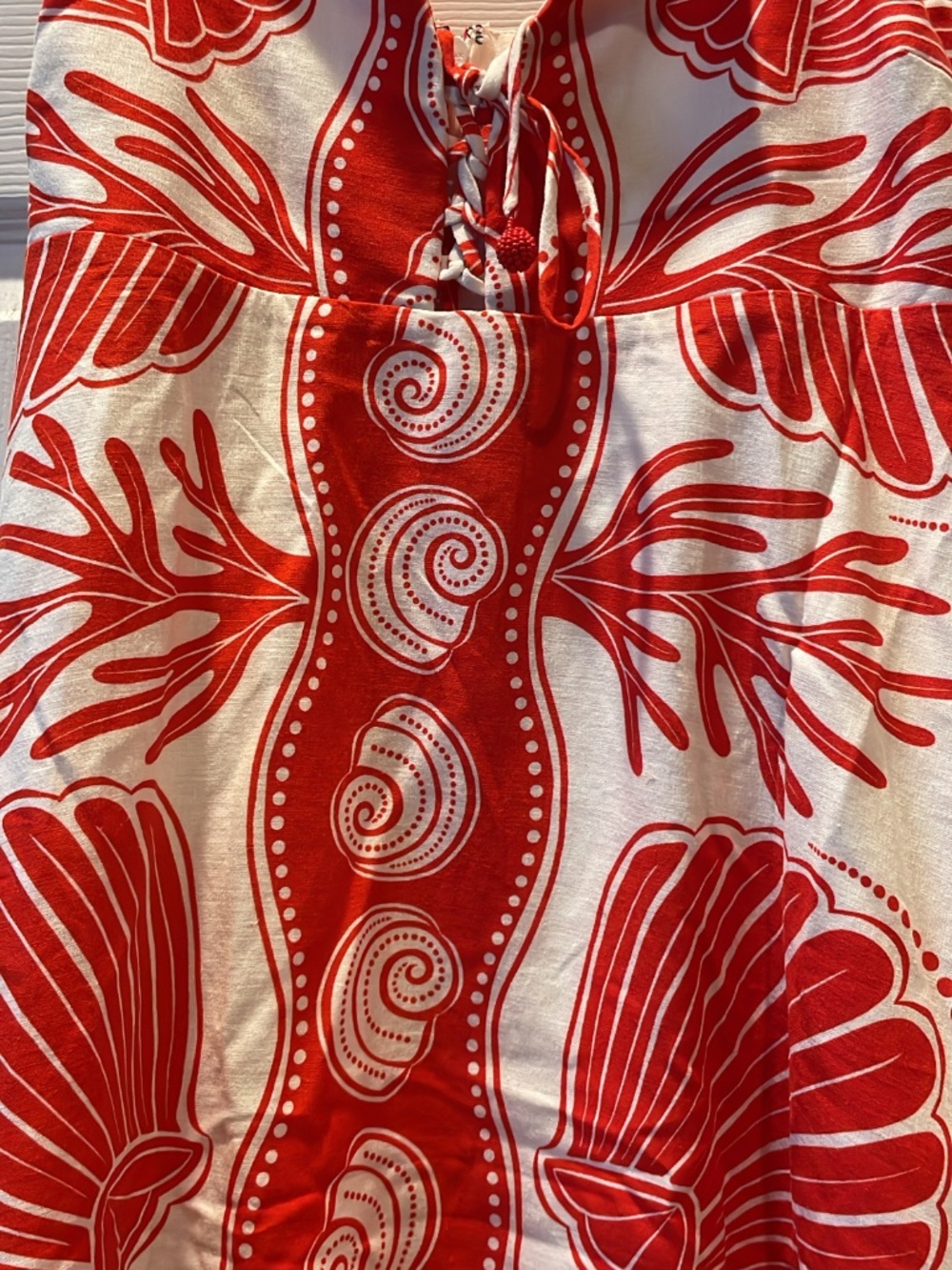 Farm Rio White Ainika Shell Maxi Dress - Picture 8 of 10